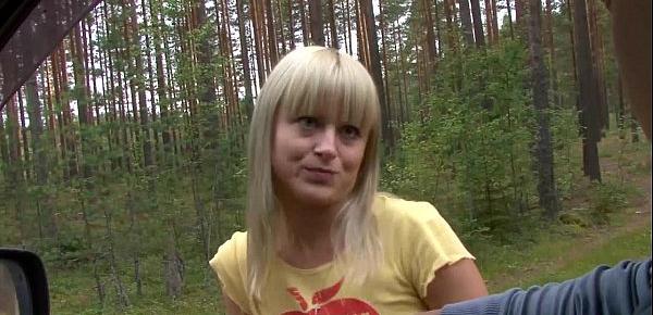  Casual Teen Sex - Hitchhiker fucked Yana in the woods